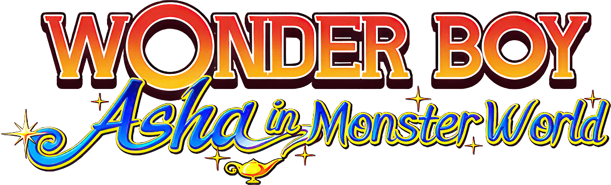 Wonder Boy Asha in Monster World логотип